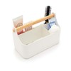 simplywire - Makeup Storage Organiser - Bathroom Caddy - White