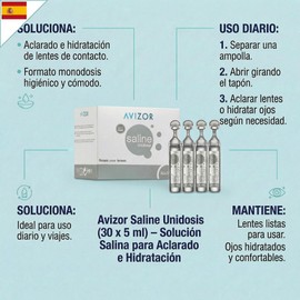 Unidose Saline by Avizor 30 x 5ml