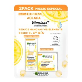 Crema Y Sérum Facial Garnier Express Aclara Anti Manchas 2 P