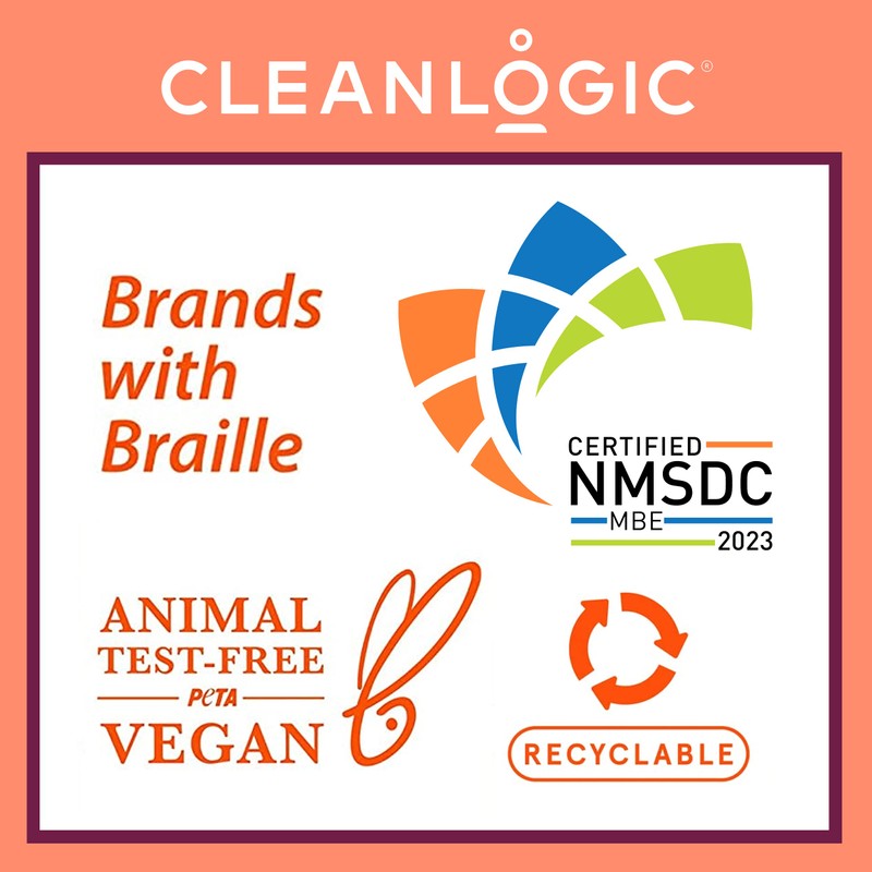 Cleanlogic Bath & Body Dual-Texture Facial Buffers for Sensitive Skin,