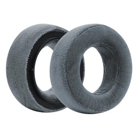 Geekria Comfort Extra Thick Velour Replacement Ear Pads for Beyerdynamic DT 700 PRO X, DT 900 PRO X Headphones Ear Cushions, Headset Earpads, Ear Cups Cover Repair Parts (Grey)