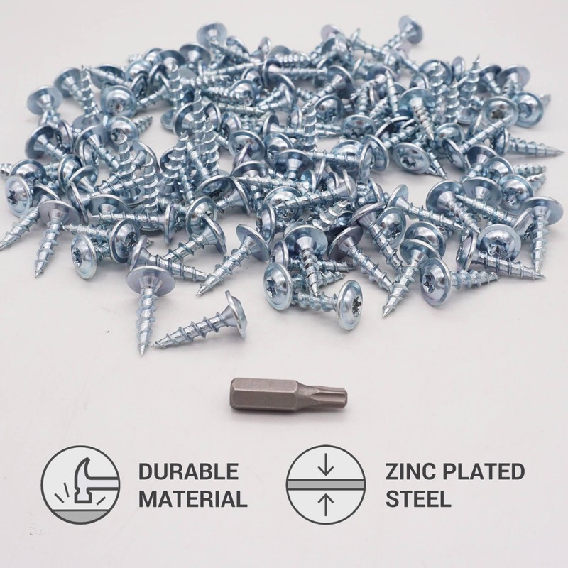 SKIR'CO (Pack of 200) Galvanised Steel 5.0 x 20mm Wood