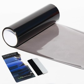 VT Supplies 30 x 200cm Light Smoke Tint Film For Headlights Tail light Car + Squeegee Tool…