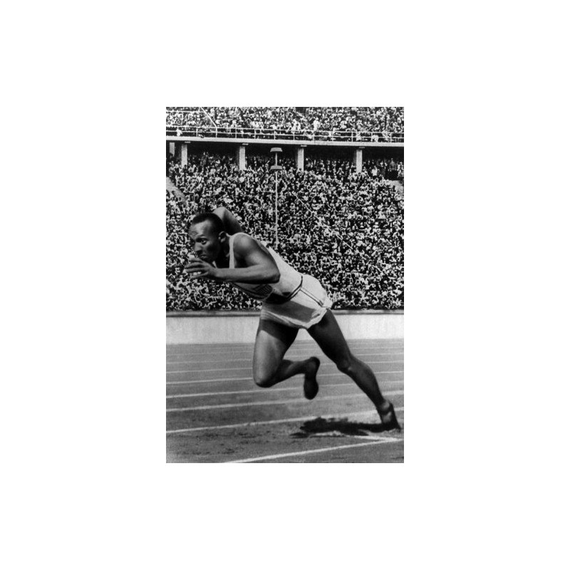 History Galore 24"x36" Gallery Poster, Jesse Owens in 1936