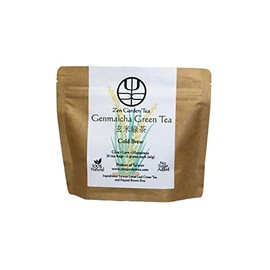 Zen Garden Tea - Hot or Cold Brew Tea - Genmaicha Green Tea Bags - 20 cnt / 3g each