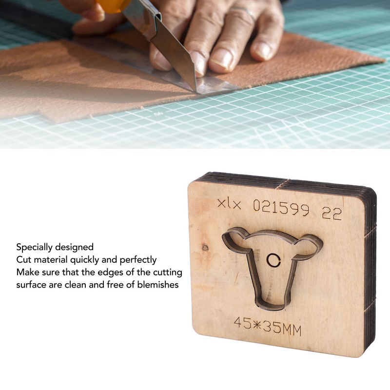 Leather Cutting Mold Bull Head Shape Small Deformation Alloy Steel