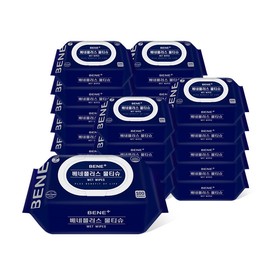 [Arrive tomorrow] Beneplus wet wipes 100 sheets, 20 packs (cap type), 100 sheets x 20 packs / [내일도착]베네플러스 물티슈 100매 20팩 (캡형), 100매x20팩