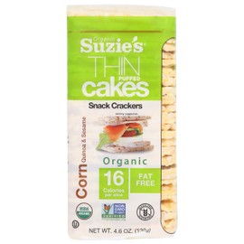 Suzie's Corn, Quinoa & Sesame Thin Cakes, 4.5 oz