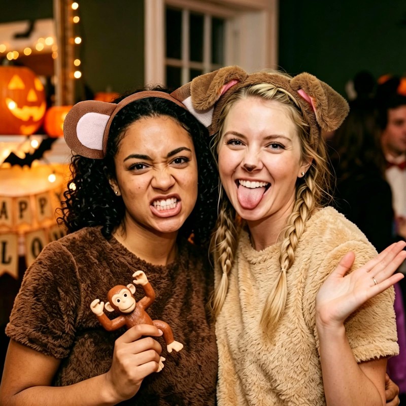 Dog Ears Headband Fluffy Animal Ears Hairband Brown Dog Costume