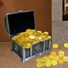 CXNXFD Monete d'oro dei pirati, con tesoro dei pirati, monete