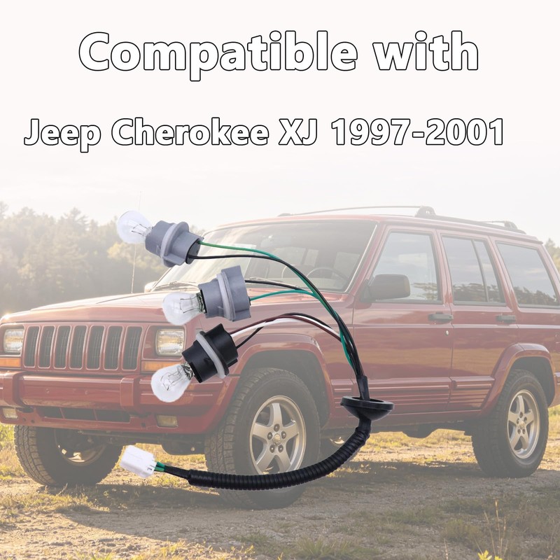 Tail Light Lamp Wiring Compatible with Jeep Cherokee XJ 1997-2001