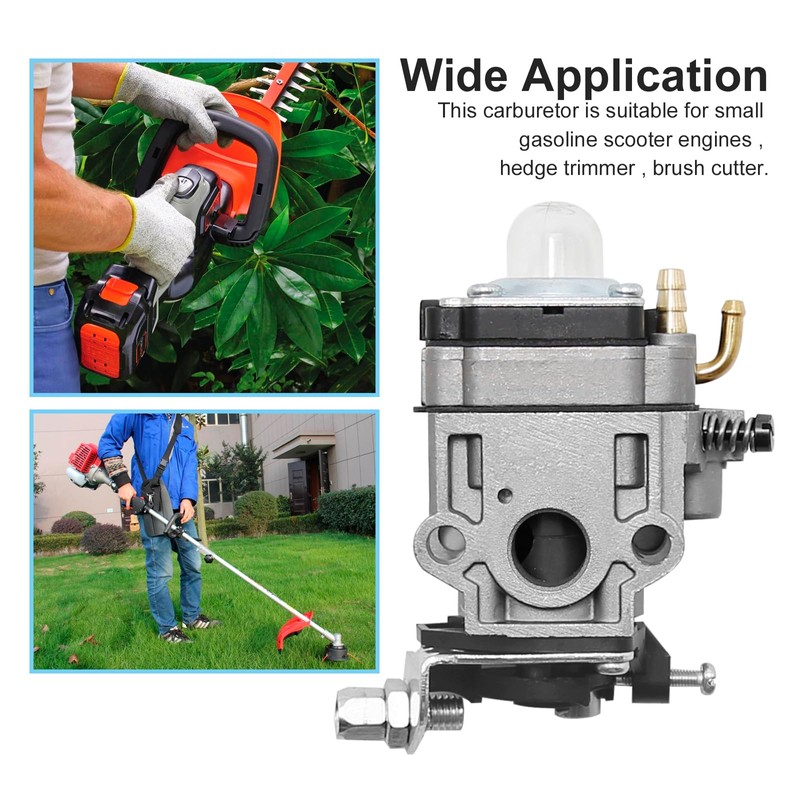 Hoypeyfiy Carburetor 22cc 26cc 33cc 34cc 36cc 11mm Carb for