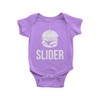 Threadrock Unisex Baby Slider Infant Bodysuit - 6 Months, Lavender