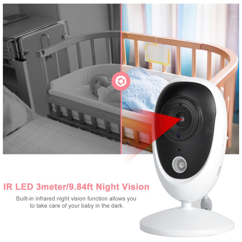 3.5in TFT Wireless Digital Baby Monitor IR Night Vision Intercom