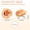 PATIKIL Rose Flower Curtain Tiebacks, 2 Pcs Artificial Floral Curtain