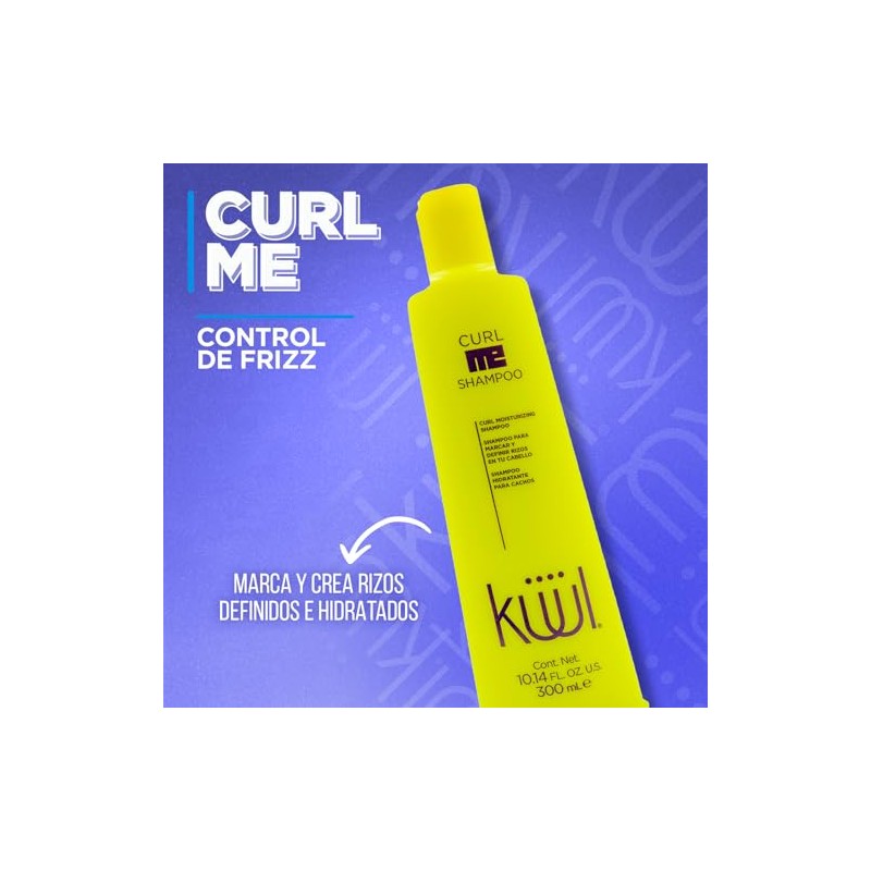 KÜÜL - Curl Me Shampoo para Cabello Rizado 300 ml,