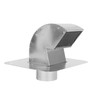 Goose Neck Exhaust Roof Vent (with Extension, 6 Inch)
