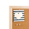 U Brands Sphere Push Pins, Clear Head with Rose Gold