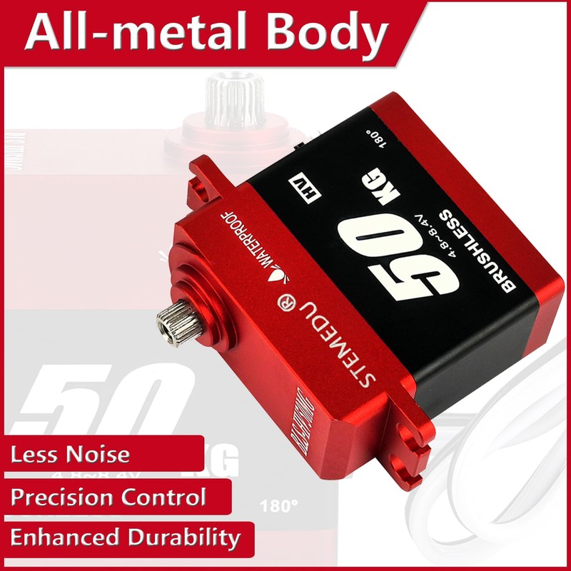 50KG Waterproof Servo High Torque RC Digital Servo Brushless Motor