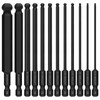 Ball End Hex Head Allen Wrench Drill Bit Set, 12PCS
