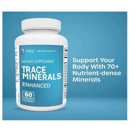 Dr Berg Trace Minerals Enhanced Complex, Plant Derived 60 Capsules Healthy Body