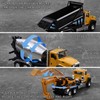 AIUAZA 1/50 Ratio die-Casting Engineering Construction Vehicle, Mixer Truck, Alloy