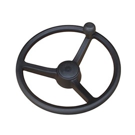 Hamiltonbobs Premium Quality Steering Wheel w/Spinner Knob Made for JCB.