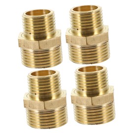 Levemolo 4pcs Hose Connector to Quick Connect Fittings Durable High Strength Adapter for Garden Hose Kitchen Outdoor and Industrial Use