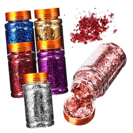 FOMIYES Nail Art Foil Flakes Resin Gold Flakes for Nail Art Design Professional Grade