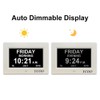Dementia Clocks 7 Inches Calendar, Day Date Clock with Large