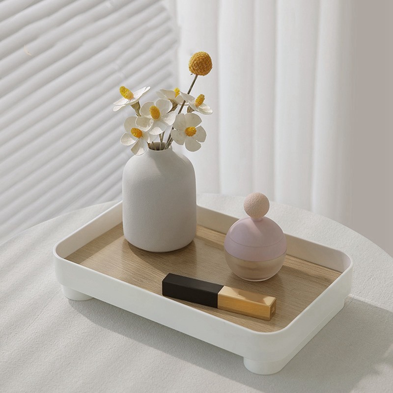 Desktop Storage Tray Nordic Style Advanced Texture Elegant Fashionable Cosmetic