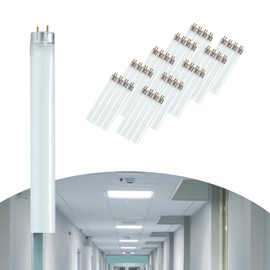 Satco S8405 (30 Case Pack) 17 Watt; T8; Fluorescent; 3500K Neutral White; 85 CRI; Medium Bi Pin Base ;1450L; T8 Linear; 1.02 in. Length, for Commercial, Corporate, Contractors