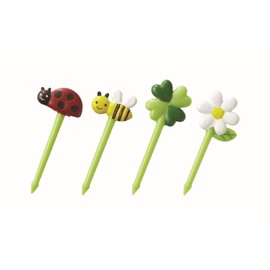 Torne Character valve Goods Pick Honey & Flower Pick, Set of 16 