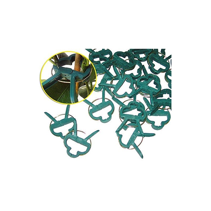 100 or 200 Spring Loaded Clips Tomato Orchid Plant Clips