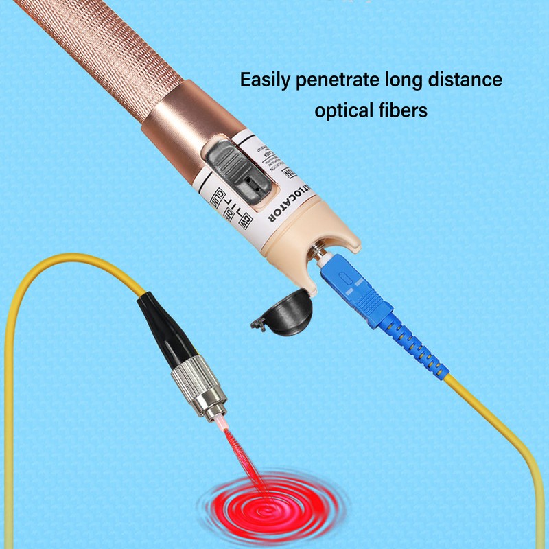 Visual Fault Locator 60mw Portable Fiber Optic VFL Cable Tester