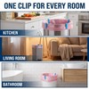 ​Plastic Kitchen Garbage Bin Clips, 10Pcs Anti-Slip Bag Holders for