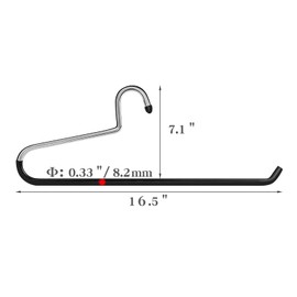 FREZON Blanket Hangers Drapery Hangers Heavy Duty Space Saving Nonslip - Great for Quilts, Sleeping Bags, Comforters, Table Cloths(8 Pack)