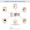 Infinity Decor Chrome or Satin Vacant and Engaged Indicator Bolt