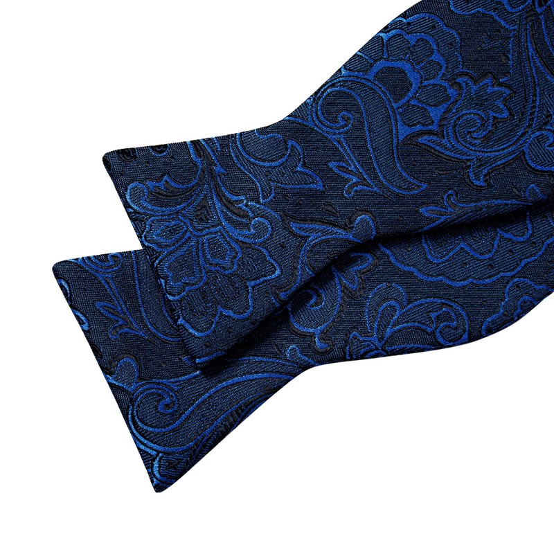 YOHOWA Bow Ties for Men Paisley Self Tie Bowtie Pocket