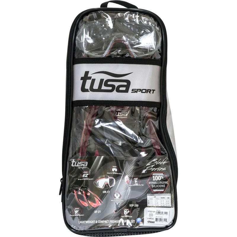 Tusa Visio Tri Adult Travel Set (Red, M (36 –