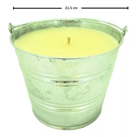 Velart Vela Artesanal Con Citronela Repelente De Mosquitos 4kg