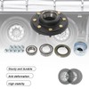 SOFEDY Heavy Duty Trailer Idler Hub Kit 8 Lug 6.5