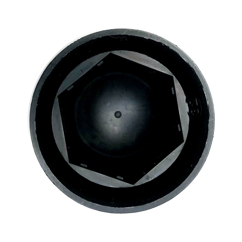 MelTruck® 20 x Black Wheel Nut Caps Protection Cover Diameter