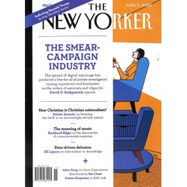 THE NEW YORKER MAGAZINE - APRIL 3, 2023 - THE SMEAR-CAMPAIGN INDUSTRY - BRAND NEW