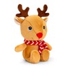 Christmas Beanie Pals Plush Soft Toys Eco-Friendly 100% Recycled (Reindeer)