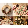 Natural Small Wood Slices for Crafts, 1.2"-2.5" Unfinished Wood Pieces