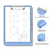 Hongri Clipboard with Storage, Blue 8.5 x 11 Folder Nursing