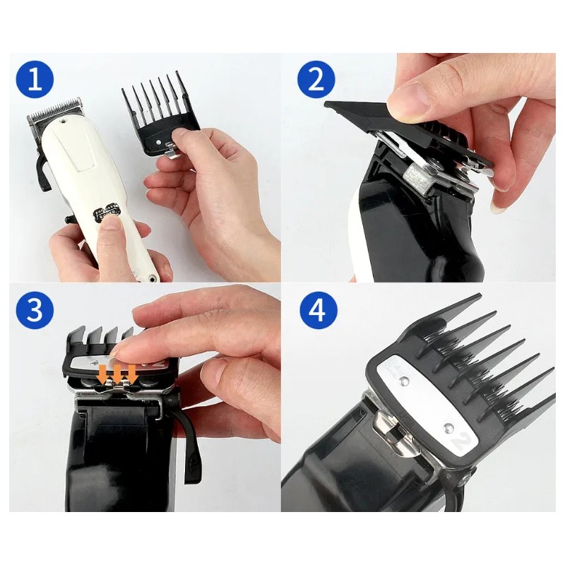 Metalicos Peines Peines Wahl Premium Set 4 Tamaos