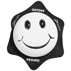 Oxford OX685 Smiler Motorcycle Knee Sliders White