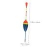 VICASKY 10pcs Fishing Floats Set High Buoyancy Foamed Buoy Bobbers